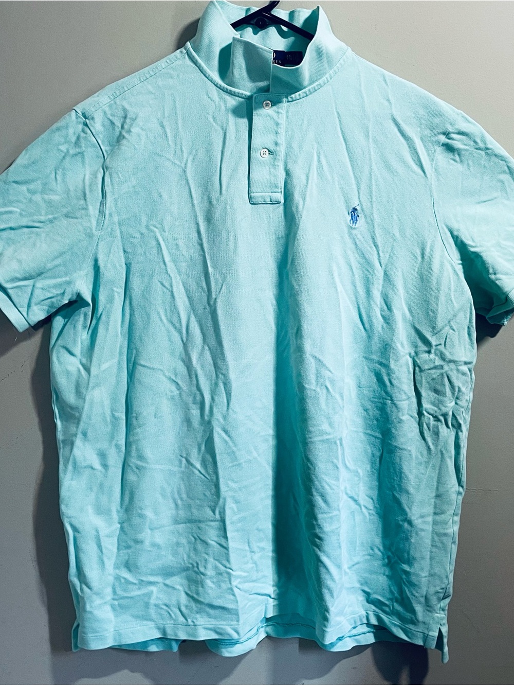 Polo by Ralph Lauren Men's Classic Fit Mint Green Polo Shirt